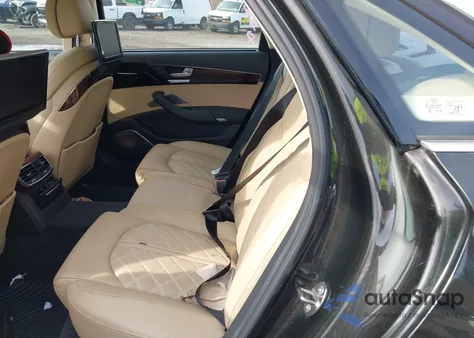 2014 Audi A8 L 4.0T из США, поврежденный, VIN WAUR2AFD0EN007281